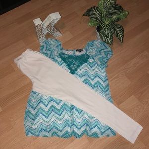 Girls Outfit 2 Piece- shirt and leggings
